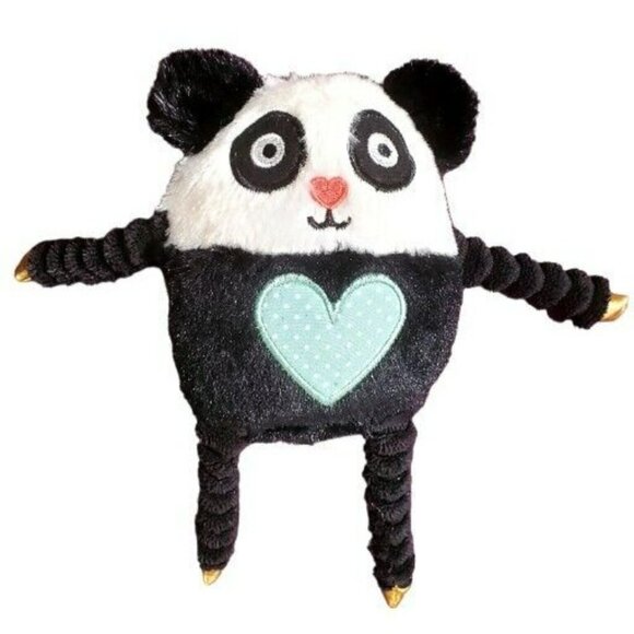 3 Sensory Plush Bunny Panda Unicorn Heart Round Long Arms Legs 8" Stuffed Animal - Picture 3 of 10